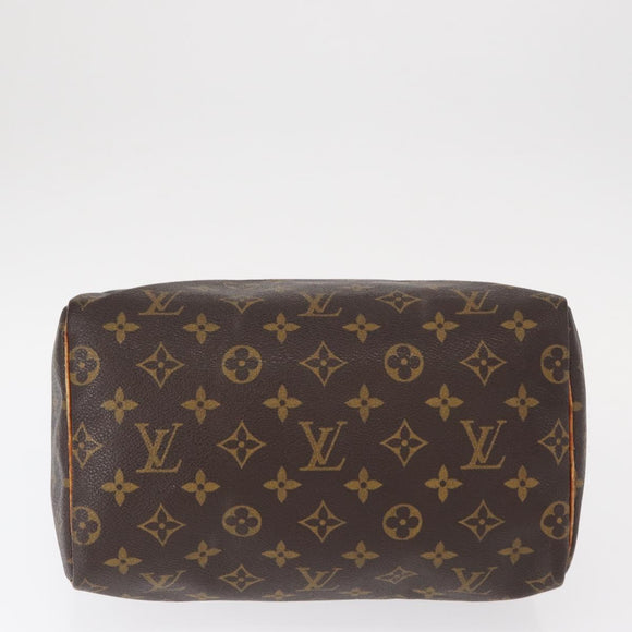 LOUIS VUITTON Monogram Speedy 25 Hand Bag M41528 LV Auth am9638