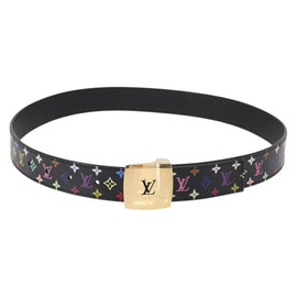 LOUIS VUITTON Multicolor Ceinture Care Belt 70-80 Black M9271 LV Auth am9640