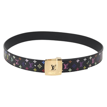 LOUIS VUITTON Multicolor Ceinture Care Belt 70-80 Black M9271 LV Auth am9640