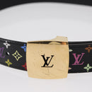 LOUIS VUITTON Multicolor Ceinture Care Belt 70-80 Black M9271 LV Auth am9640-5