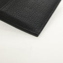 Christian Dior Card Case Leather Black Auth am9643V-10