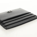 Christian Dior Card Case Leather Black Auth am9643V-13