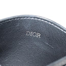 Christian Dior Card Case Leather Black Auth am9643V-14