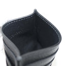 Christian Dior Card Case Leather Black Auth am9643V-16