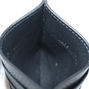 Christian Dior Card Case Leather Black Auth am9643V-17