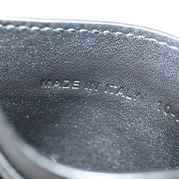 Christian Dior Card Case Leather Black Auth am9643V