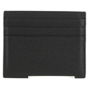 Christian Dior Card Case Leather Black Auth am9643V-3