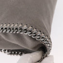 Stella MacCartney Chain Falabella Bag polyester Gray Silver 371223 Auth am9648-15
