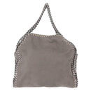 Stella MacCartney Chain Falabella Bag polyester Gray Silver 371223 Auth am9648-2