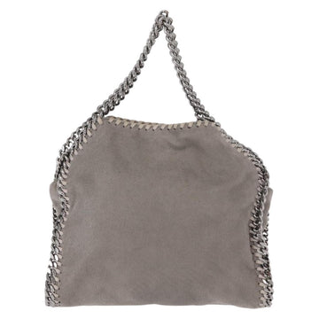 Stella MacCartney Chain Falabella Bag polyester Gray Silver 371223 Auth am9648 - 0