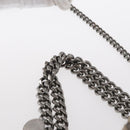 Stella MacCartney Chain Falabella Bag polyester Gray Silver 371223 Auth am9648-8