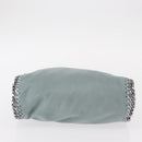 Stella MacCartney Falabella Chain Bag Suede Light Blue Silver 371223 Auth am9649-5
