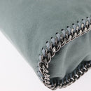 Stella MacCartney Falabella Chain Bag Suede Light Blue Silver 371223 Auth am9649-18