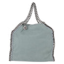 Stella MacCartney Falabella Chain Bag Suede Light Blue Silver 371223 Auth am9649-13