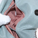 Stella MacCartney Falabella Chain Bag Suede Light Blue Silver 371223 Auth am9649-22