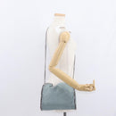 Stella MacCartney Falabella Chain Bag Suede Light Blue Silver 371223 Auth am9649-23