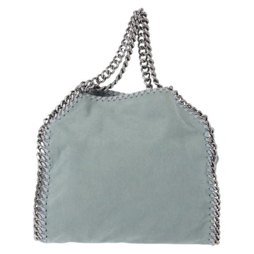 Stella MacCartney Falabella Chain Bag Suede Light Blue Silver 371223 Auth am9649 - 0