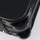 PRADA Trunk Nylon Black Silver Auth am9650-8