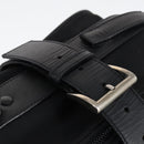 PRADA Trunk Nylon Black Silver Auth am9650-16