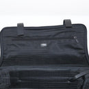 PRADA Trunk Nylon Black Silver Auth am9650-20
