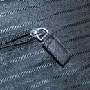 PRADA Trunk Nylon Black Silver Auth am9650-20