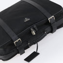PRADA Trunk Nylon Black Silver Auth am9650-6