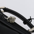 PRADA Trunk Nylon Black Silver Auth am9650-8