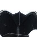 FENDI Zucchino Canvas Coin Purse Red Silver Auth am9652A-18