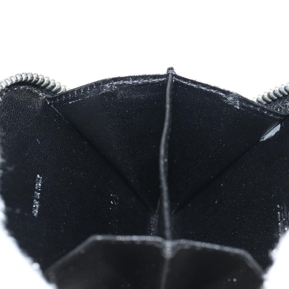 FENDI Zucchino Canvas Coin Purse Red Silver Auth am9652A