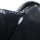 FENDI Zucchino Canvas Coin Purse Red Silver Auth am9652A-11