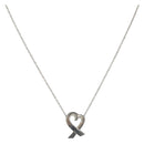 TIFFANY&Co. Loving Heart Necklace Ag925 Silver Auth am9653-1