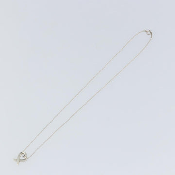 TIFFANY&Co. Loving Heart Necklace Ag925 Silver Auth am9653 - 0