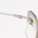 CHANEL COCO Mark Sunglasses metal Silver CC Auth am9658V-14