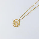 Christian Dior Necklace metal Gold Auth am9660-3