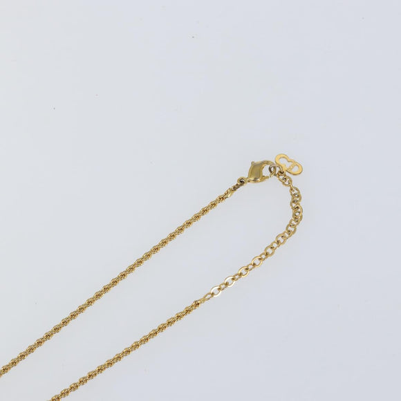 Christian Dior Necklace metal Gold Auth am9660