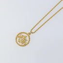 Christian Dior Necklace metal Gold Auth am9660-8