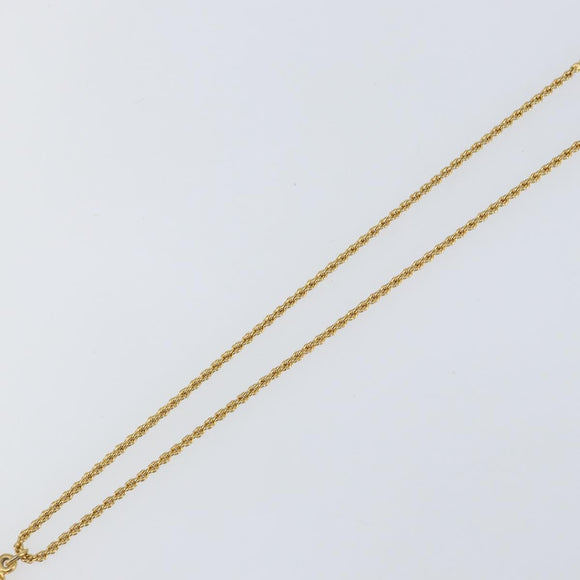 Christian Dior Necklace metal Gold Auth am9660