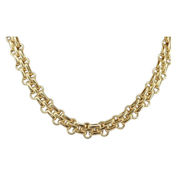 Christian Dior Necklace metal Gold Auth am9662