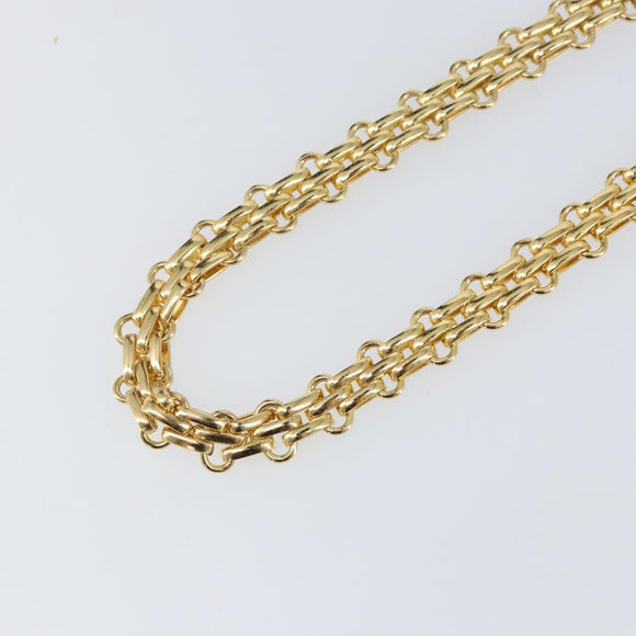 Christian Dior Necklace metal Gold Auth am9662