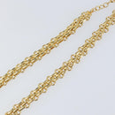 Christian Dior Necklace metal Gold Auth am9662-9
