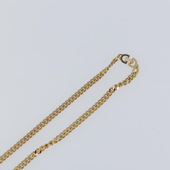 Christian Dior Necklace metal Gold Auth am9663