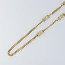 Christian Dior Necklace metal Gold Auth am9663-8