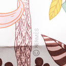 HERMES Carre 90 Scarf Silk ""PRECIOUS PARADISE"" Green Auth am9665M-13