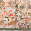 HERMES Carre 90 Scarf Silk ""PRECIOUS PARADISE"" Green Auth am9665M-9