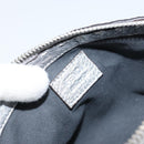 FENDI Pouch Celeria Hand Bag Leather Silver Leopard Auth am9668-10