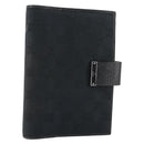GUCCI GG Canvas Agenda Day Planner Cover Black 115241 Auth am9669-1
