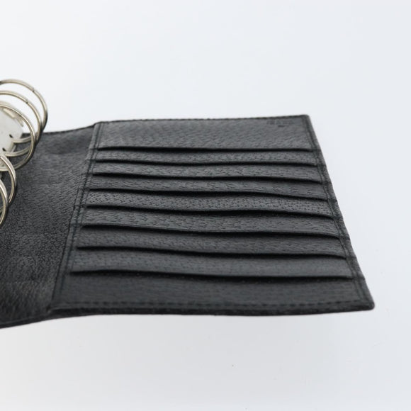 GUCCI GG Canvas Agenda Day Planner Cover Black 115241 Auth am9669