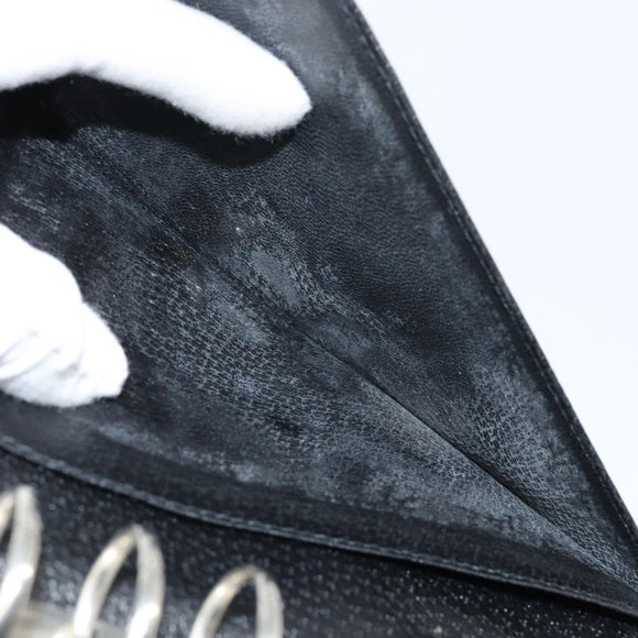 GUCCI GG Canvas Agenda Day Planner Cover Black 115241 Auth am9669