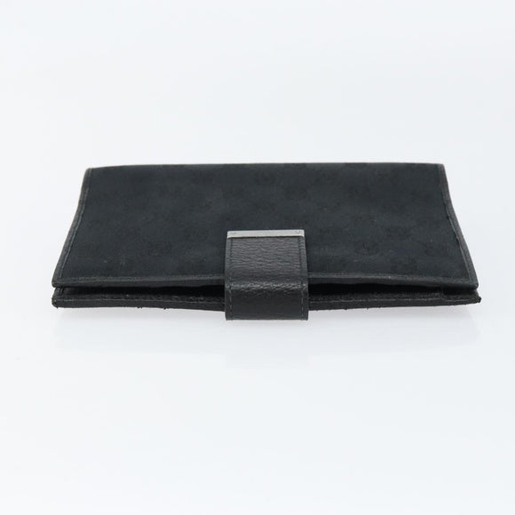 GUCCI GG Canvas Agenda Day Planner Cover Black 115241 Auth am9669