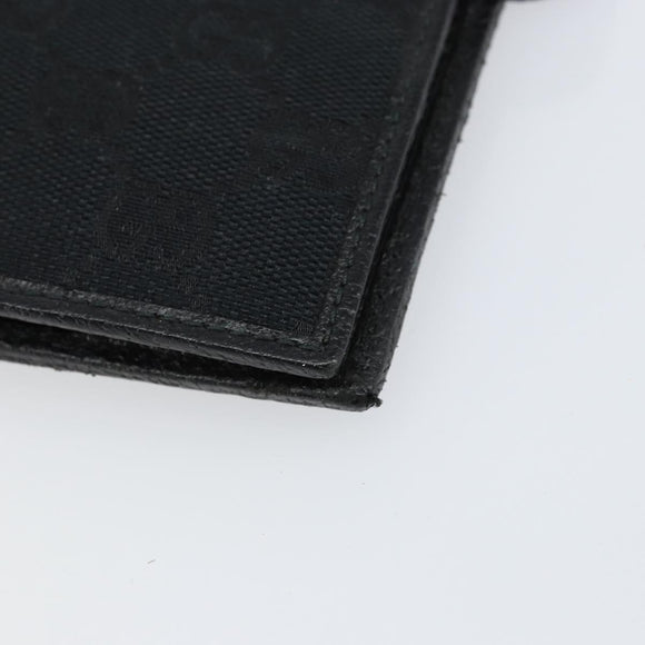 GUCCI GG Canvas Agenda Day Planner Cover Black 115241 Auth am9669